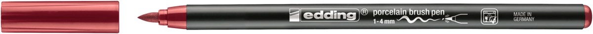 edding 4200 Porzellanpinselstift karmesin, Pinselspitze 1-4 mm (Art.-Nr.: 4-4200046)