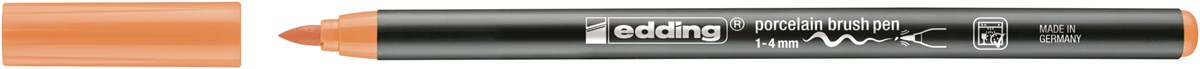 edding 4200 Porzellanpinselstift aprikose nude, Pinselspitze 1-4 mm (Art.-Nr.: 4-4200082)