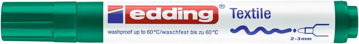 edding 4500 Textilmarker grün, Rundspitze 2-3 mm (Art.-Nr.: 4-4500004)