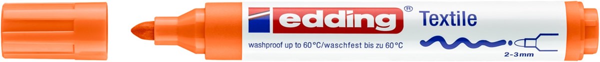 edding 4500 Textilmarker orange, Rundspitze 2-3 mm (Art.-Nr.: 4-4500006)