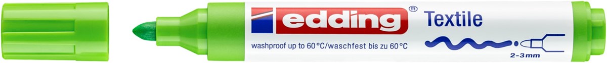 edding 4500 Textilmarker hellgrün, Rundspitze 2-3 mm (Art.-Nr.: 4-4500011)