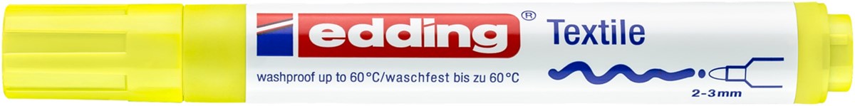 edding 4500 Textilmarker neongelb, Rundspitze 2-3 mm (Art.-Nr.: 4-4500065)