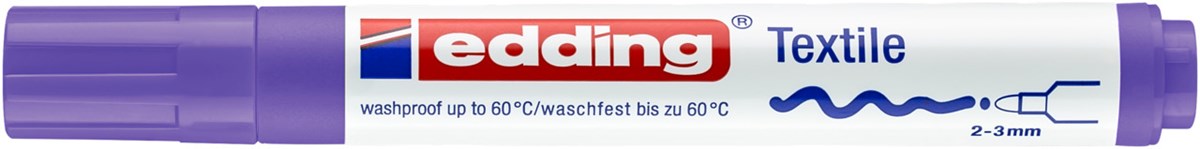 edding 4500 Textilmarker neonviolett, Rundspitze 2-3 mm (Art.-Nr.: 4-4500068)