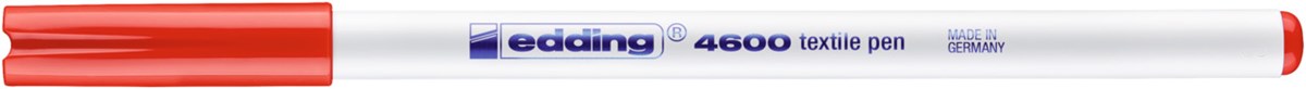 edding 4600 Textilstift rot, Rundspitze 1 mm (Art.-Nr.: 4-4600002)