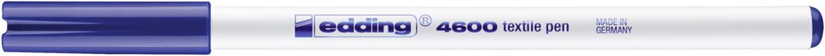edding 4600 Textilstift blau, Rundspitze 1 mm (Art.-Nr.: 4-4600003)