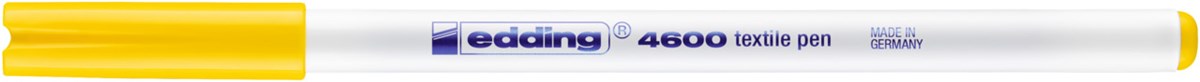 edding 4600 Textilstift gelb, Rundspitze 1 mm (Art.-Nr.: 4-4600005)