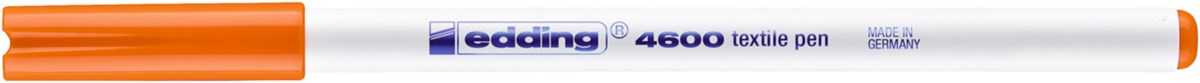 edding 4600 Textilstift orange, Rundspitze 1 mm (Art.-Nr.: 4-4600006)