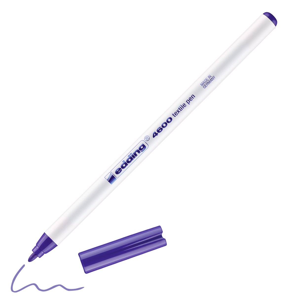 edding 4600 Textilstift violett, Rundspitze 1 mm (Art.-Nr.: 4-4600008)