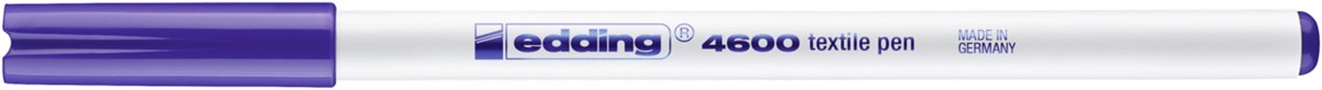 edding 4600 Textilstift violett, Rundspitze 1 mm (Art.-Nr.: 4-4600008)