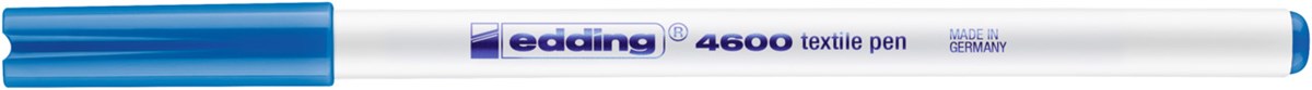 edding 4600 Textilstift hellblau, Rundspitze 1 mm (Art.-Nr.: 4-4600010)
