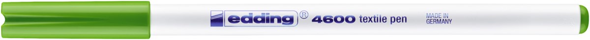 edding 4600 Textilstift hellgrün, Rundspitze 1 mm (Art.-Nr.: 4-4600011)