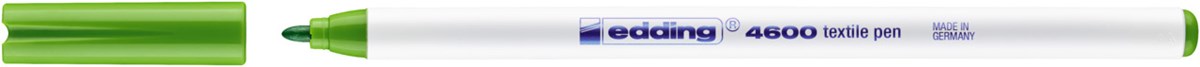 edding 4600 Textilstift hellgrün, Rundspitze 1 mm (Art.-Nr.: 4-4600011)