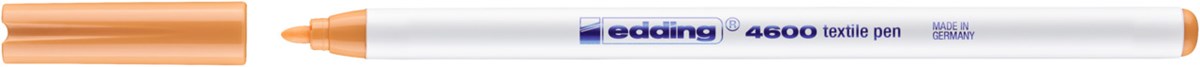 edding 4600 Textilstift hellorange, Rundspitze 1 mm (Art.-Nr.: 4-4600016)