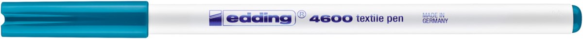 edding 4600 Textilstift orientblau, Rundspitze 1 mm (Art.-Nr.: 4-4600033)