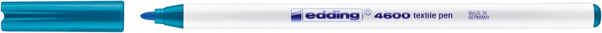 edding 4600 Textilstift orientblau, Rundspitze 1 mm (Art.-Nr.: 4-4600033)