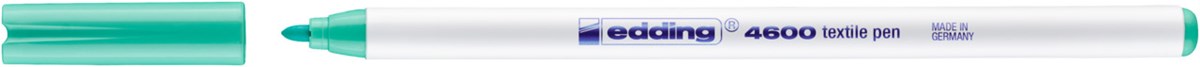edding 4600 Textilstift blassgrün, Rundspitze 1 mm (Art.-Nr.: 4-4600034)