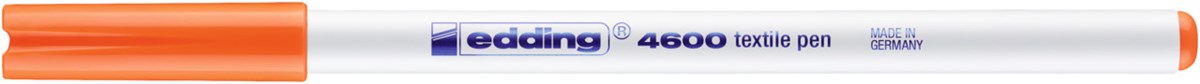 edding 4600 Textilstift neonorange, Rundspitze 1 mm (Art.-Nr.: 4-4600066)
