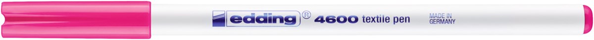 edding 4600 Textilstift neonrosa, Rundspitze 1 mm (Art.-Nr.: 4-4600069)
