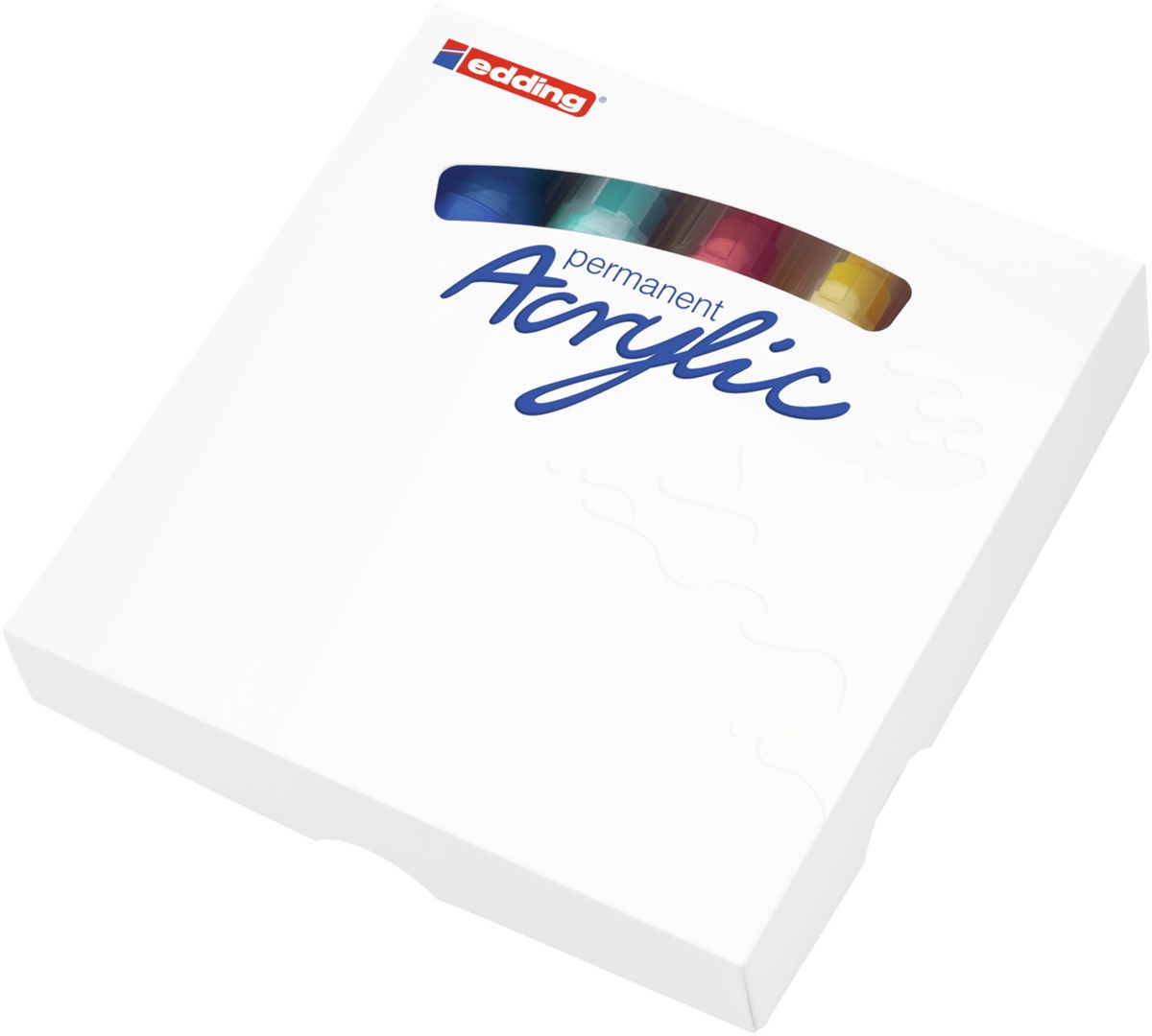 edding 5000 Acrylmarker breit 5er Set sortiert abstrakt, Keilspitze 5-10 mm (Art.-Nr.: 4-5000-5-999)