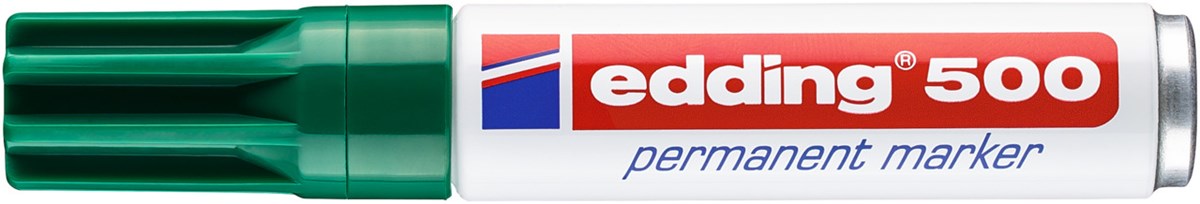 edding 500 Permanentmarker grün, Keilspitze 2-7 mm (Art.-Nr.: 4-500004)
