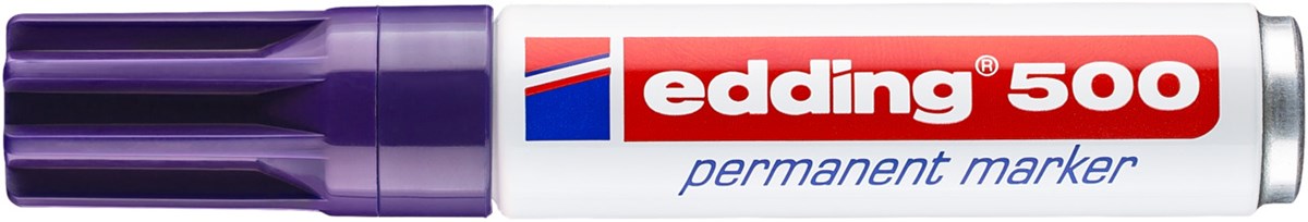 edding 500 Permanentmarker violett, Keilspitze 2-7 mm (Art.-Nr.: 4-500008)