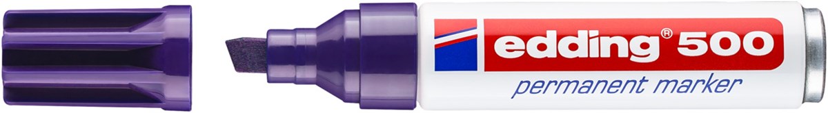 edding 500 Permanentmarker violett, Keilspitze 2-7 mm (Art.-Nr.: 4-500008)