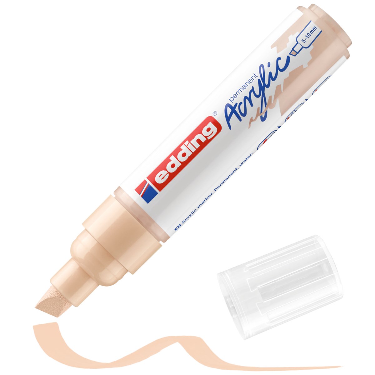 edding 5000 Acrylmarker breit warmbeige, Keilspitze 5-10 mm (Art.-Nr.: 4-5000255)