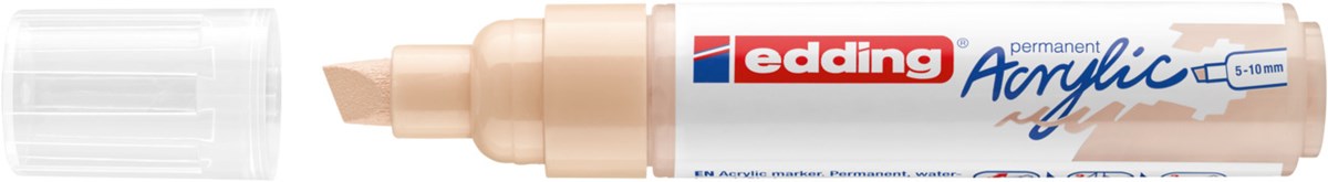 edding 5000 Acrylmarker breit warmbeige, Keilspitze 5-10 mm (Art.-Nr.: 4-5000255)