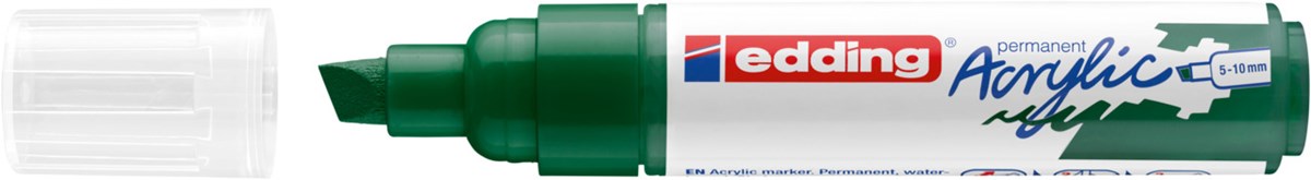 edding 5000 Acrylmarker breit moosgrün, Keilspitze 5-10 mm (Art.-Nr.: 4-5000904)