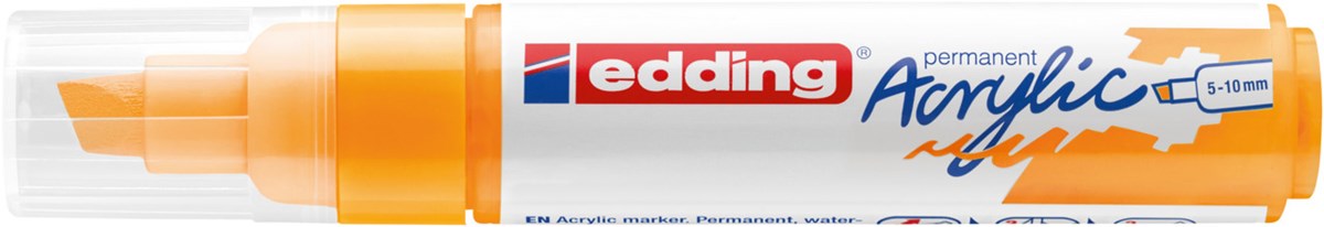 edding 5000 Acrylmarker breit sonnengelb, Keilspitze 5-10 mm (Art.-Nr.: 4-5000906)