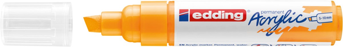 edding 5000 Acrylmarker breit sonnengelb, Keilspitze 5-10 mm (Art.-Nr.: 4-5000906)