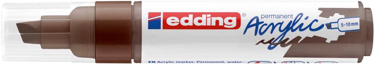 edding 5000 Acrylmarker breit schokoladenbraun, Keilspitze 5-10 mm (Art.-Nr.: 4-5000907)