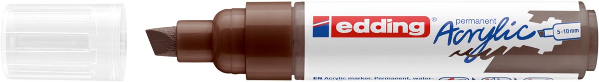 edding 5000 Acrylmarker breit schokoladenbraun, Keilspitze 5-10 mm (Art.-Nr.: 4-5000907)