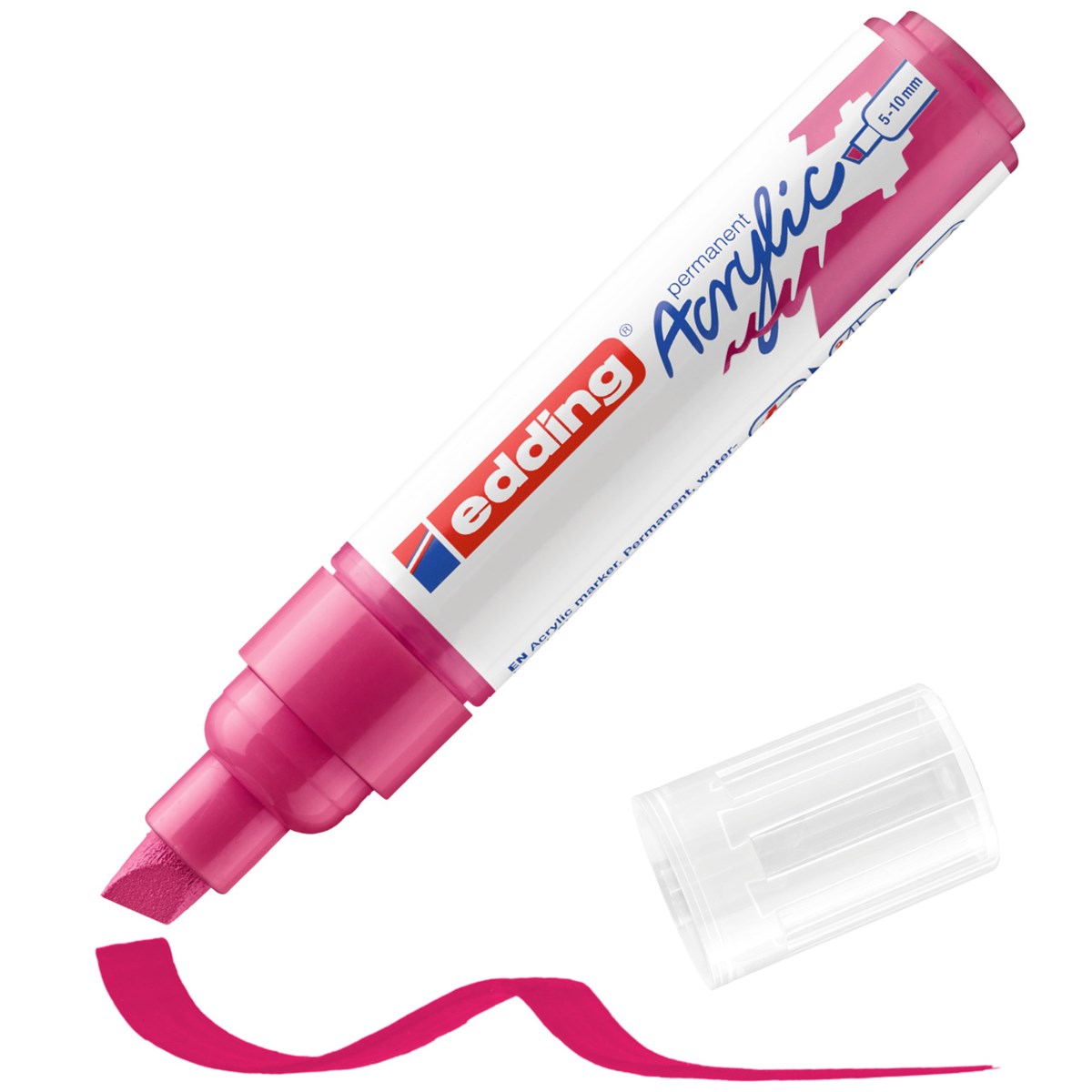 edding 5000 Acrylmarker breit telemagenta, Keilspitze 5-10 mm (Art.-Nr.: 4-5000909)