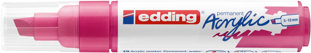 edding 5000 Acrylmarker breit telemagenta, Keilspitze 5-10 mm (Art.-Nr.: 4-5000909)