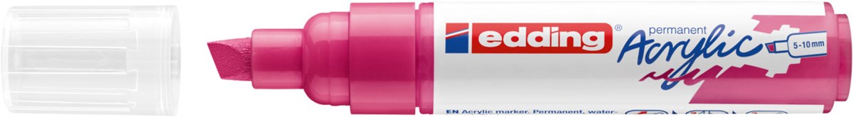 edding 5000 Acrylmarker breit telemagenta, Keilspitze 5-10 mm (Art.-Nr.: 4-5000909)