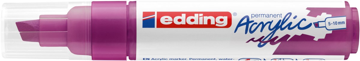 edding 5000 Acrylmarker breit beere, Keilspitze 5-10 mm (Art.-Nr.: 4-5000910)