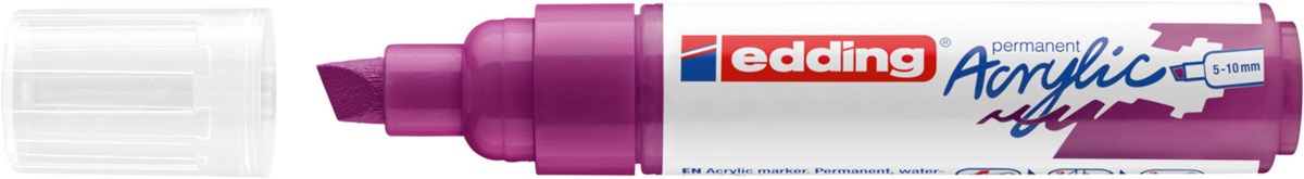edding 5000 Acrylmarker breit beere, Keilspitze 5-10 mm (Art.-Nr.: 4-5000910)