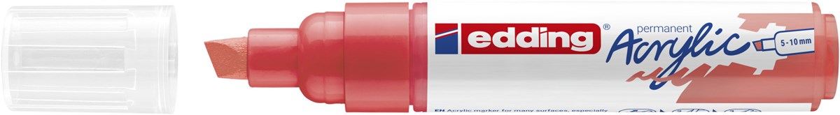 edding 5000 Acrylmarker breit koralle matt, Keilspitze 5-10 mm (Art.-Nr.: 4-5000913)