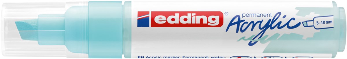 edding 5000 Acrylmarker breit pastellblau, Keilspitze 5-10 mm (Art.-Nr.: 4-5000916)