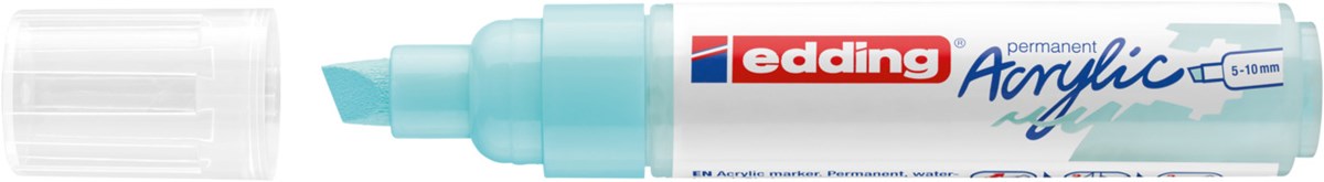 edding 5000 Acrylmarker breit pastellblau, Keilspitze 5-10 mm (Art.-Nr.: 4-5000916)