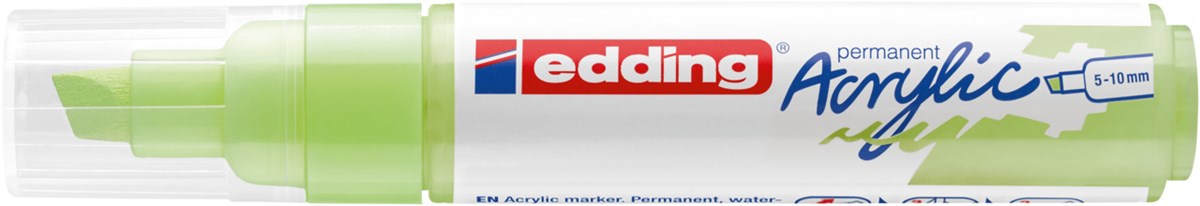 edding 5000 Acrylmarker breit pastellgrün, Keilspitze 5-10 mm (Art.-Nr.: 4-5000917)