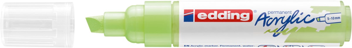 edding 5000 Acrylmarker breit pastellgrün, Keilspitze 5-10 mm (Art.-Nr.: 4-5000917)