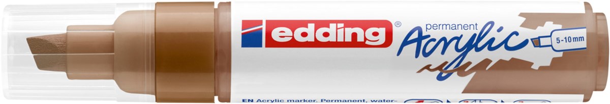edding 5000 Acrylmarker breit haselnuss, Keilspitze 5-10 mm (Art.-Nr.: 4-5000919)