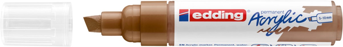 edding 5000 Acrylmarker breit haselnuss, Keilspitze 5-10 mm (Art.-Nr.: 4-5000919)