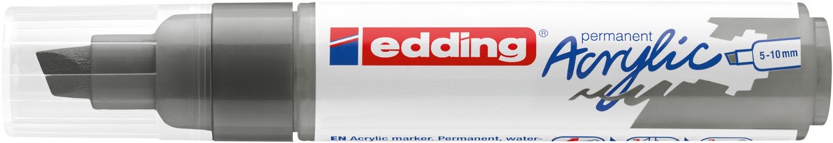 edding 5000 Acrylmarker breit anthrazit, Keilspitze 5-10 mm (Art.-Nr.: 4-5000926)