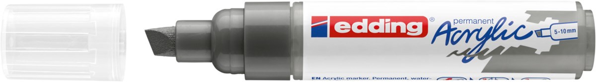 edding 5000 Acrylmarker breit anthrazit, Keilspitze 5-10 mm (Art.-Nr.: 4-5000926)