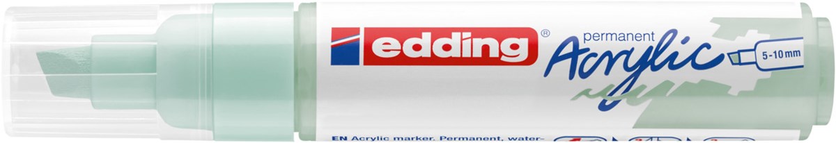 edding 5000 Acrylmarker breit mild mint, Keilspitze 5-10 mm (Art.-Nr.: 4-5000928)