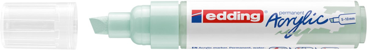 edding 5000 Acrylmarker breit mild mint, Keilspitze 5-10 mm (Art.-Nr.: 4-5000928)