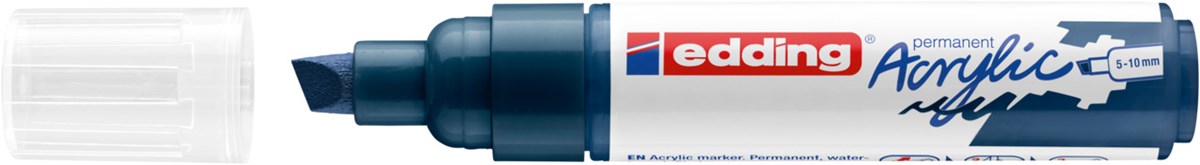 edding 5000 Acrylmarker breit elegant nachtblau, Keilspitze 5-10 mm (Art.-Nr.: 4-5000933)